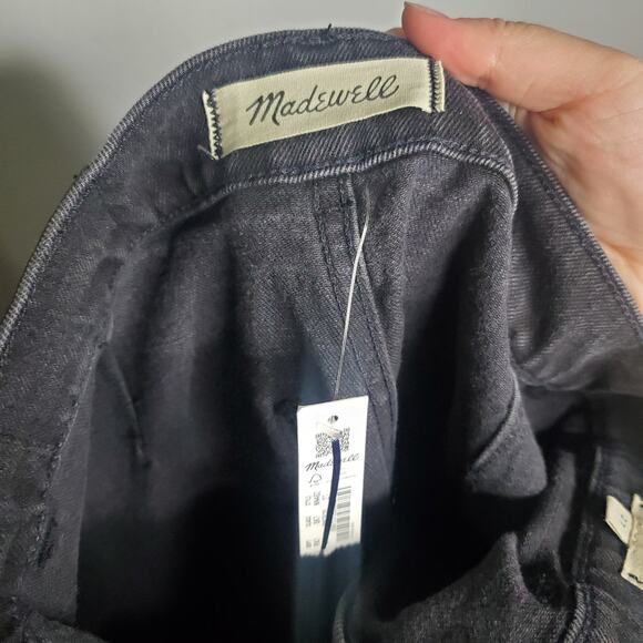 Madewell '90s Straight Utility Jeans Grey Carpenter Style Women's Size 27 NWT - Picture 10 of 15